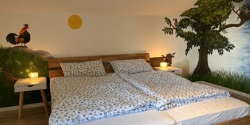 Ferienwohnung Jägerhaus Uffing, Schlafzimmer 2